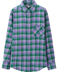 Uniqlo Flannel Check Long Sleeve Shirt