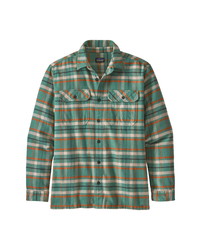 Patagonia Fjord Regular Fit Organic Cotton Flannel Shirt