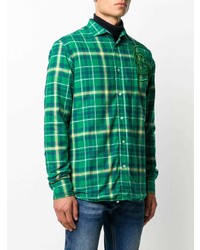 Philipp Plein Long Sleeve 3d Embroidered Shirt