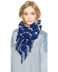 Marc by Marc Jacobs Toto Plaid Scarf