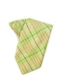 Green Plaid Tie