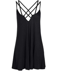 Boohoo Roise Strappy Jersey Playsuit