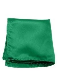Jacob Alexander Solid Color Kelly Green Pocket Square By