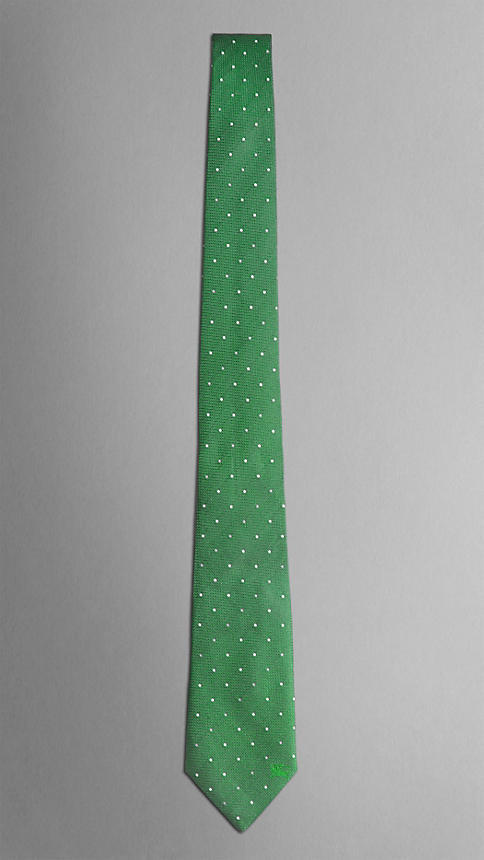 burberry tie green