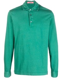 Drumohr Longsleeved Cotton Polo Shirt