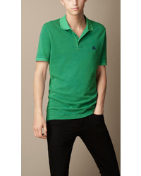 Burberry Brit Cotton Jersey Double Dyed Polo Shirt