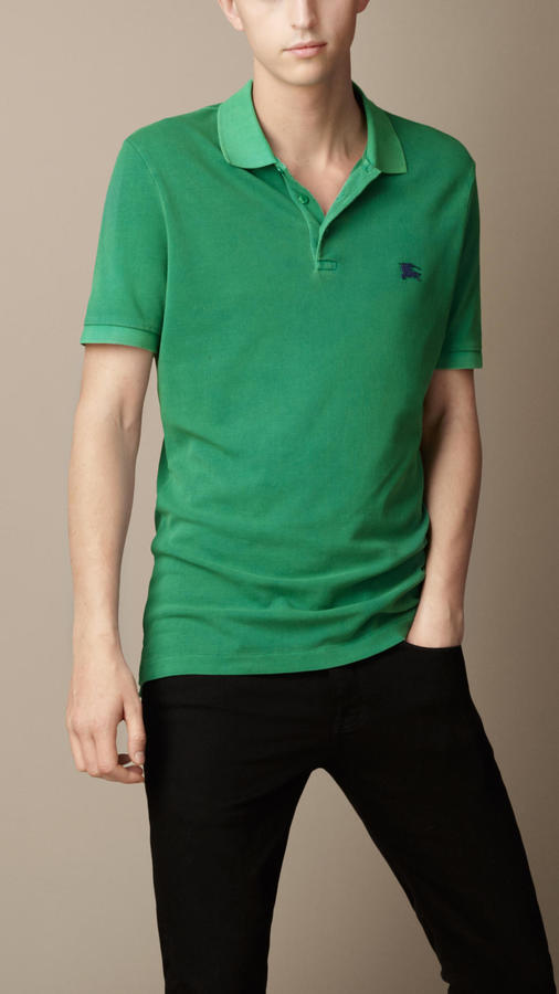 burberry t shirt mens green