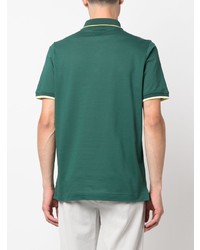 Kiton Stripe Detail Cotton Polo Shirt