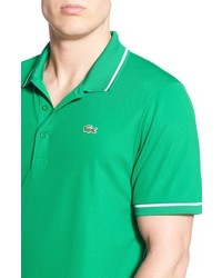 Lacoste Tipped Quick Dry Piqu Polo