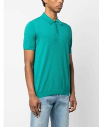 Roberto Collina Waffle Effect Cotton Polo Shirt