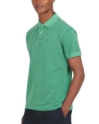 Barbour Washed Sports Cotton Polo In Turf At Nordstrom