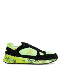 Green Print Athletic Shoes