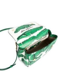 Dolce & Gabbana Miss Sicily Medium Palm Print Satchel