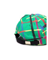 VERSACE JEANS COUTURE Check Print Baseball Cap