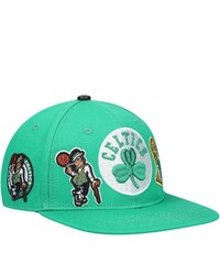 PRO STANDARD Kelly Green Boston Celtics Double Logo Snapback Hat At Nordstrom