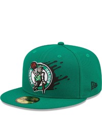 New Era Kelly Green Boston Celtics Splatter 59fifty Fitted Hat At Nordstrom