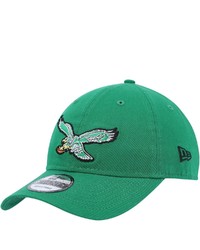 New Era Kelly Green Philadelphia Eagles Core Classic 20 Historic Logo 9twenty Adjustable Hat