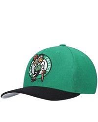 Mitchell & Ness Kelly Greenblack Boston Celtics Wool Two Tone Redline Snapback Hat At Nordstrom