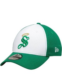 New Era White Santos Laguna International Club Basic 39thirty Flex Hat