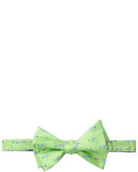 Green Print Bow-tie