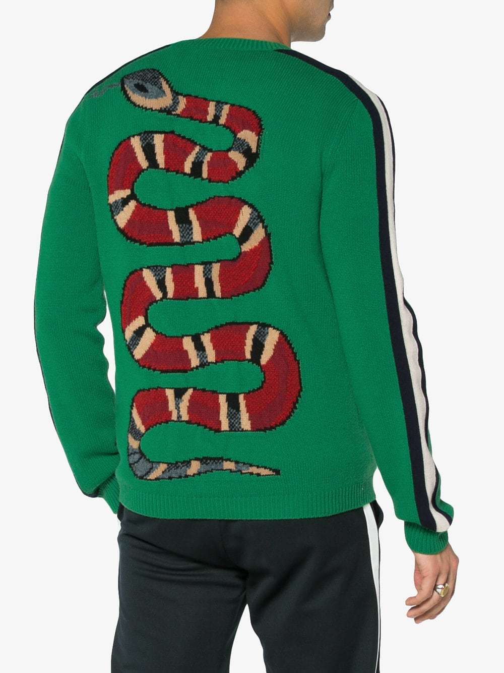 Gucci Blind For Love Knitted Jumper, $1,159 | farfetch.com | Lookastic