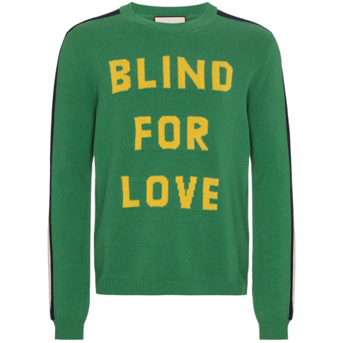 Gucci Blind For Love Knitted Jumper, $1,218 | | Lookastic