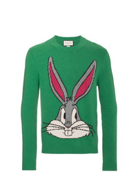 Gucci Bugs Bunny Guccy Knitted Wool Sweater