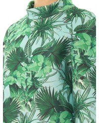 Emma Cook Tropical Print Neoprene Sweatshirt