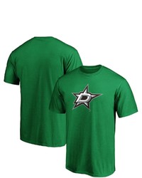 FANATICS Branded Kelly Green Dallas Stars Team Primary Logo T Shirt