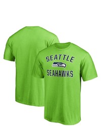 FANATICS Branded Neon Green Seattle Seahawks Victory Arch T Shirt