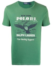 Polo Ralph Lauren Crew Neck Eagle Print T Shirt