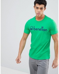 United Colors of Benetton Crew Neck T Shirt With Benetton Logo