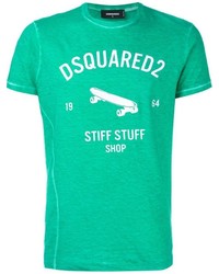 DSQUARED2 Skateboard Print T Shirt