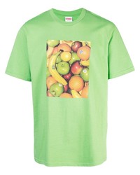 Supreme Fruit Print T Shirt