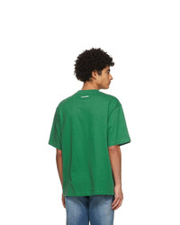 Acne Studios Green Beni Bischof Edition Nicis Bar T Shirt