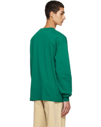 Drôle De Monsieur Green Le T Shirt Manches Longues Fleur T Shirt