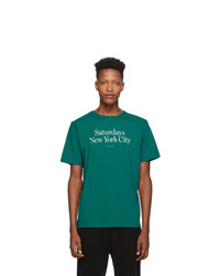 Saturdays Nyc Green Miller Standard T Shirt