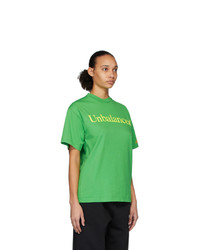 ARIES Green New Balance Edition Unbalanced T Shirt