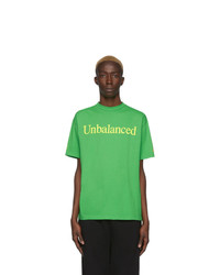 Aries Green New Balance Edition Unbalanced T Shirt