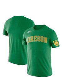 Nike Green Oregon Ducks Basketball Retro 2 Hit T Shirt