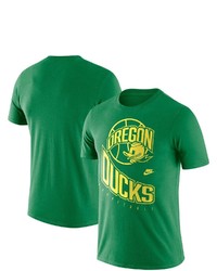 Nike Green Oregon Ducks Retro Basketball T Shirt