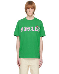 Moncler Green Printed T Shirt