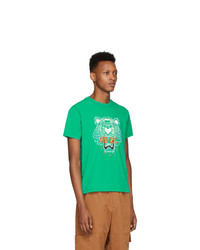 Kenzo Green Tiger T Shirt