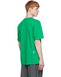 Ader Error Green Twin Heart T Shirt