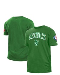 New Era Kelly Green Boston Celtics 202122 City Edition Brushed Jersey T Shirt At Nordstrom