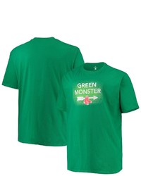 PROFILE Kelly Green Boston Red Sox Big Tall Green Monster Hometown Collection T Shirt