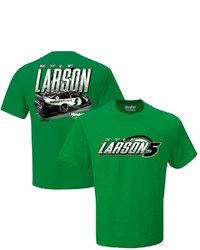 HENDRICK MOTORSPORTS TEAM COLLECTION Kelly Green Kyle Larson Nations Guard Graphic 2 Spot T Shirt