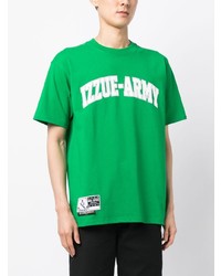 Izzue Logo Print Cotton T Shirt