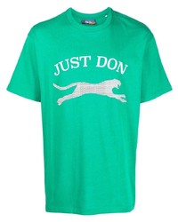 Just Don Logo Print Cotton T Shirt