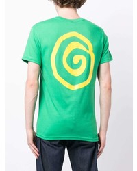 Ostrya Logo Print Round Neck T Shirt